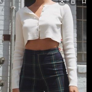 Brandy Melville White Athelia Sweater